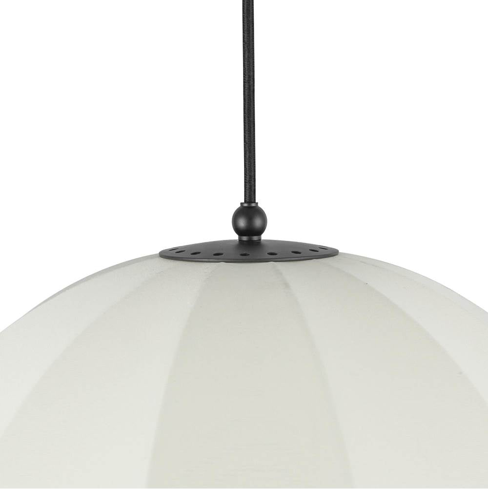 Alora Lighting PD661418MB Matte Black Crosby 18-in Matte Black Socket Pendant Image 3