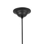 Alora Lighting PD661418MB Matte Black Crosby 18-in Matte Black Socket Pendant Image 2
