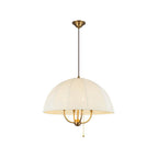 Alora Lighting Crosby 24-in Brushed Gold Socket Pendant