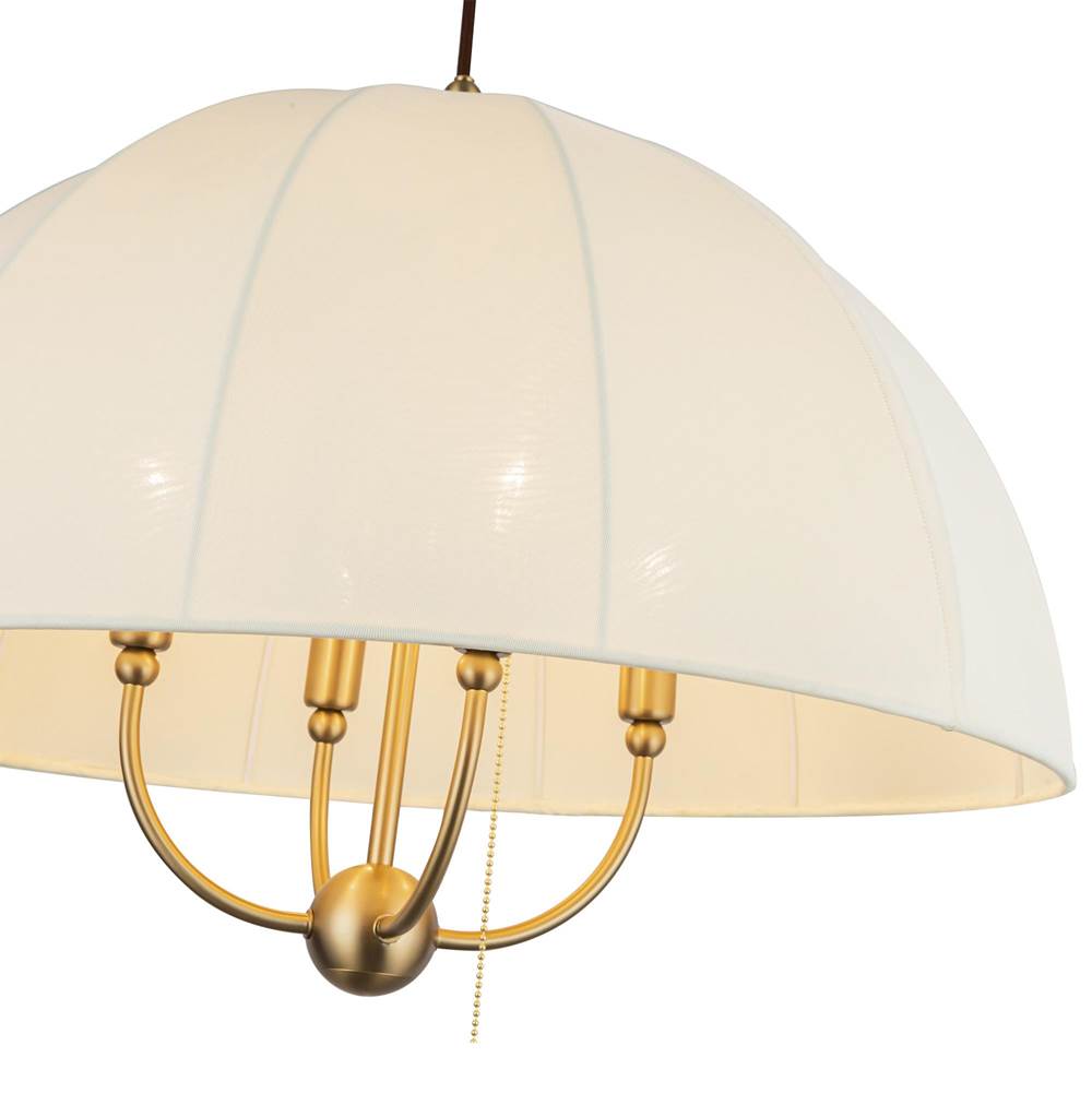 Alora Lighting PD661424BG Brushed Gold Crosby 24-in Brushed Gold Socket Pendant Image 4