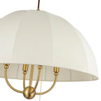 Alora Lighting PD661424BG Brushed Gold Crosby 24-in Brushed Gold Socket Pendant Image 3