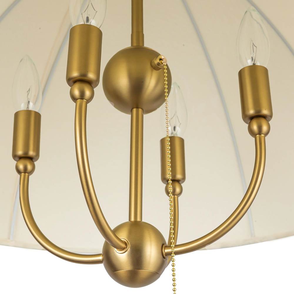 Alora Lighting PD661424BG Brushed Gold Crosby 24-in Brushed Gold Socket Pendant Image 2