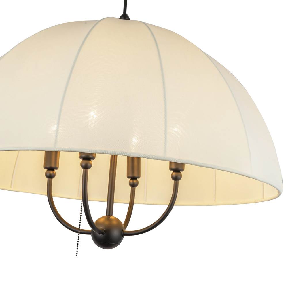 Alora Lighting PD661424MB Matte Black Crosby 24-in Matte Black Socket Pendant Image 3