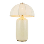 Alora Lighting Crosby 18-in Brushed Gold Socket Table Lamp