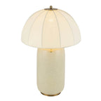 Alora Lighting TL661018BG Brushed Gold Crosby 18-in Brushed Gold Socket Table Lamp Image 4
