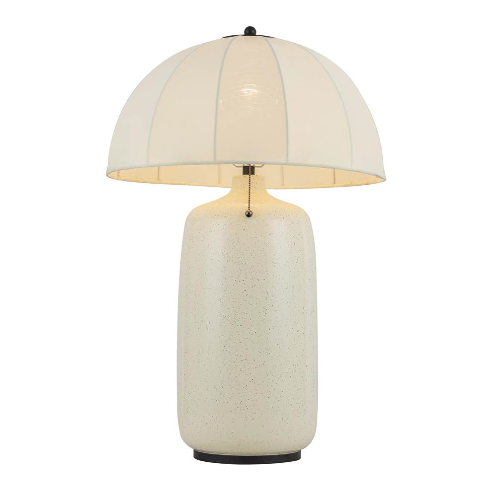 Alora Lighting Crosby 18-in Brushed Gold Socket Table Lamp