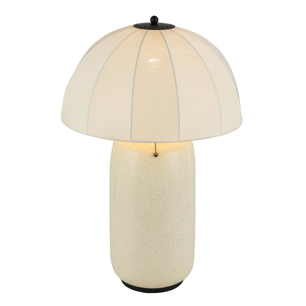 Alora Lighting TL661018MB Matte Black Crosby 18-in Matte Black Socket Table Lamp Image 3