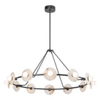 Alora Lighting CH346046UBAR-UNV Urban Bronze,Alabaster Dahlia 46-in Urban Bronze/alabaster Led Chandeliers Image 1