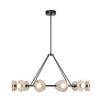 Alora Lighting Dahlia 46-in Urban Bronze/alabaster Led Chandeliers