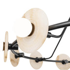 Alora Lighting CH346046UBAR-UNV Urban Bronze,Alabaster Dahlia 46-in Urban Bronze/alabaster Led Chandeliers Image 3