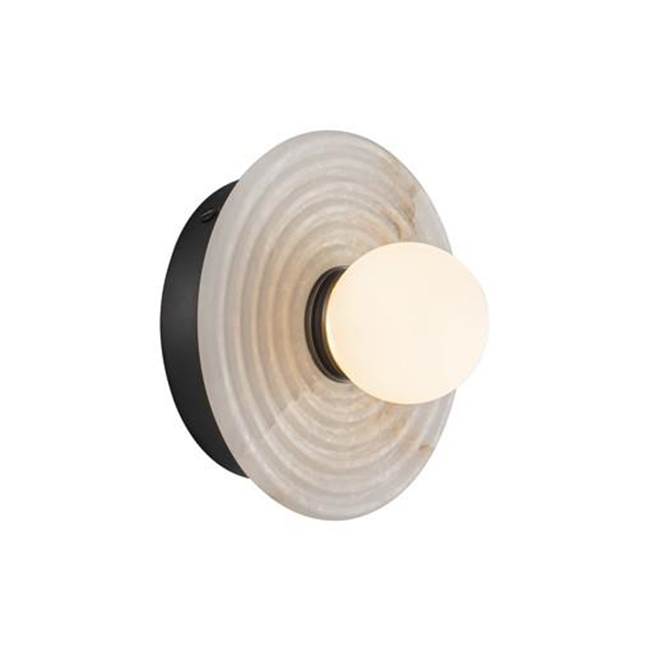 Alora Lighting Dahlia 6-in Urban Bronze/alabaster Led Wall/vanity