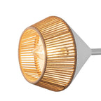 Alora Lighting CH633638WHBR White,Brown Cotton Rope Daphne 38-in White/brown Cotton Rope 6 Lights Chandelier Image 3