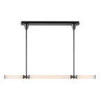 Alora Lighting LP348148UBFR-UNV Urban Bronze,Frosted Ribbed Glass Edwin 48-in Urban Bronze/frosted Ribbed Glass Led Linear Pendant Image 1