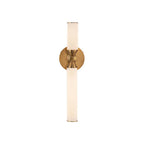 Alora Lighting Edwin 18-in Urban Bronze/frosted Ribbed Glass Led Wall/vanity