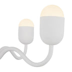 Alora Lighting CH558427AWOP Antique White,Opal Glass Effie 27-in Antique White/opal Glass Socket Chandelier Image 4