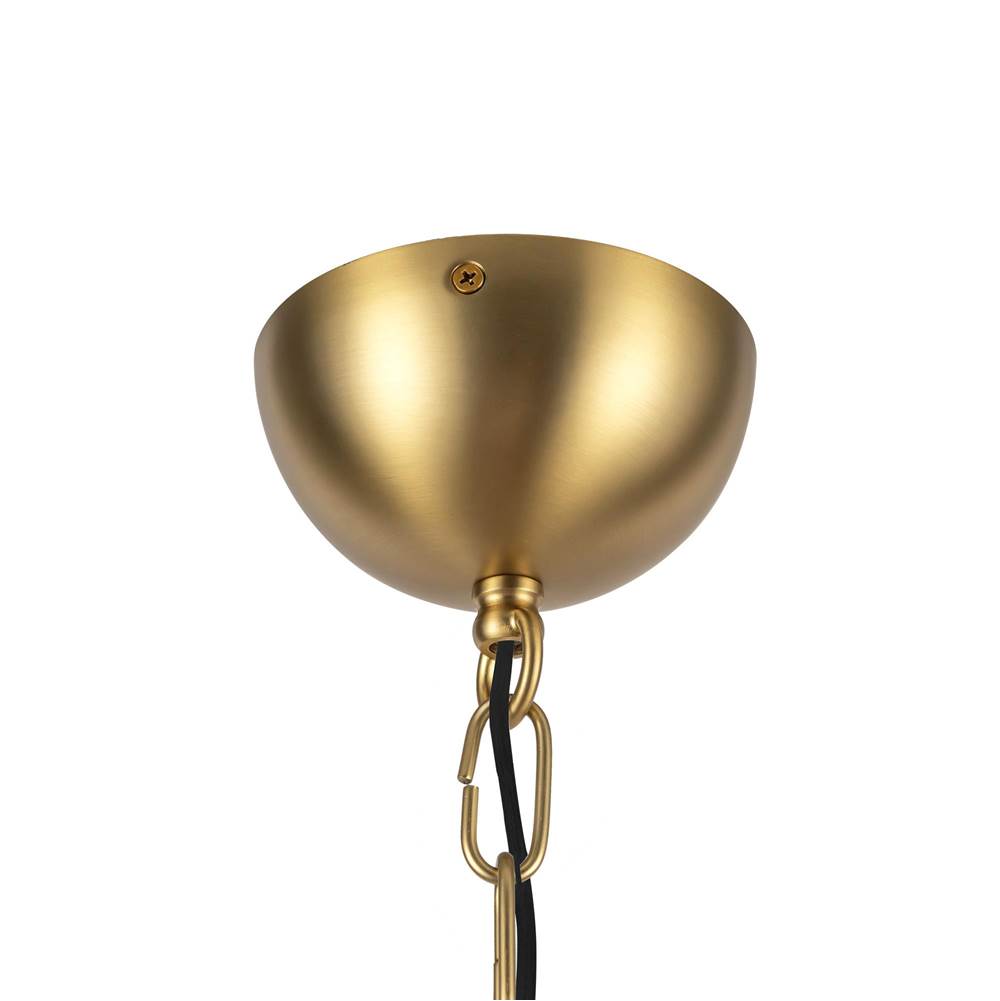Alora Lighting CH558439BGOP Brushed Gold,Opal Glass Effie 39-in Brushed Gold/opal Glass Socket Chandelier Image 2
