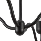 Alora Lighting CH558439MBOP Matte Black,Opal Glass Effie 39-in Matte Black/opal Glass Socket Chandelier Image 3