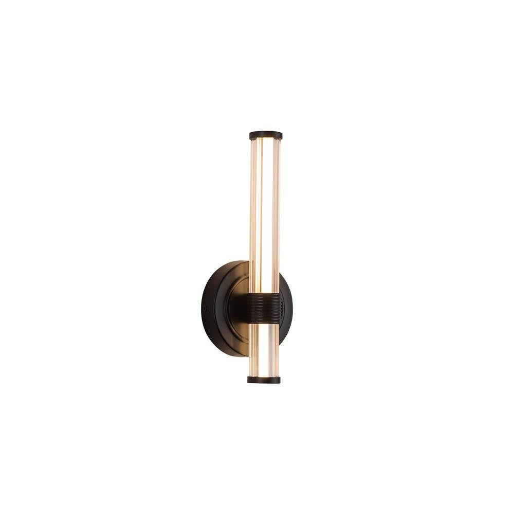 Alora Lighting Elsie 12-in Brushed Gold Led Wall/vanity Light