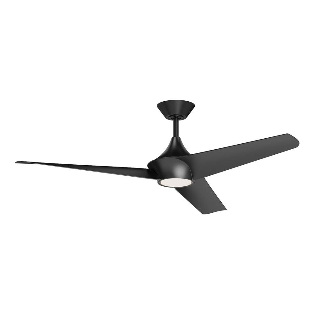 Alora Lighting Emiko 56-in Matte Black Led Fans