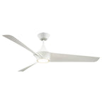 Alora Lighting Emiko 56-in Matte Black Led Fans