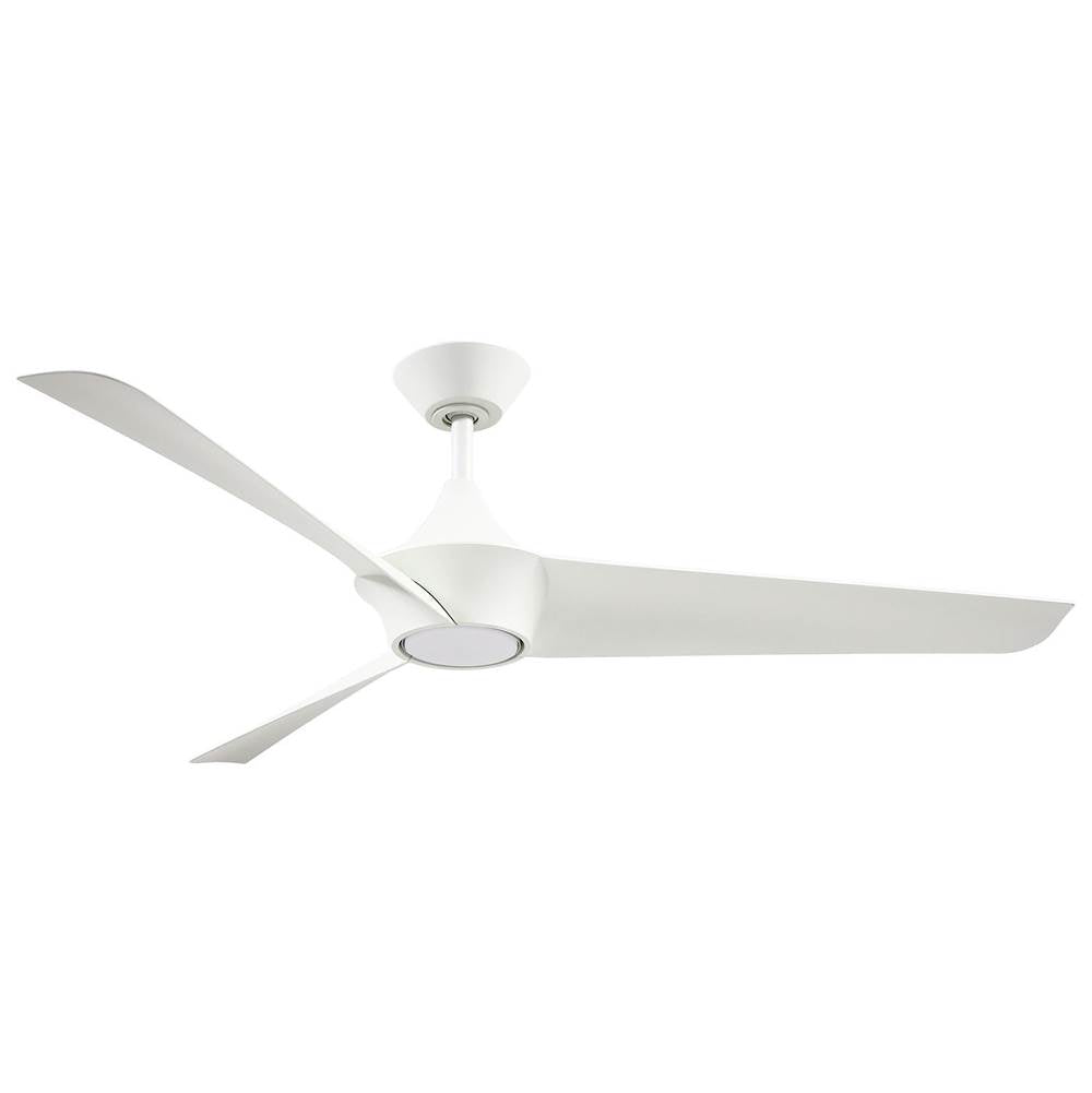 Alora Lighting CF523056WH White Emiko 56-in White Led Fans Image 4