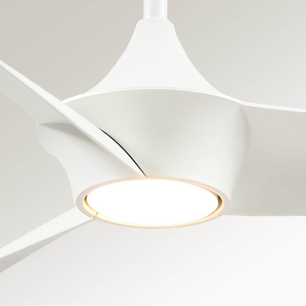 Alora Lighting CF523056WH White Emiko 56-in White Led Fans Image 3