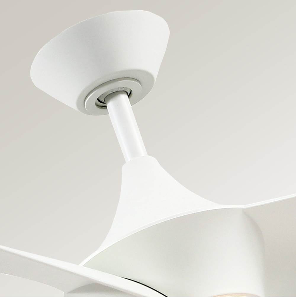 Alora Lighting CF523056WH White Emiko 56-in White Led Fans Image 2