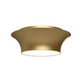 Alora Lighting Emiko 12-in Brushed Gold 2 Lights Flush Mount