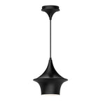 Alora Lighting Emiko 9-in Brushed Gold 1 Light Pendant