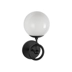 Alora Lighting Fiore 6-in Brushed Gold/glossy Opal Glass 1 Light Wall Vanity
