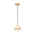 Alora Lighting Globo 7-in Brushed Gold Led Pendant