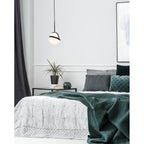 Alora Lighting Globo 7-in Brushed Gold Led Pendant