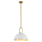 Alora Lighting Harper 16-in Aged Gold 1 Light Pendant