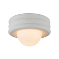 Alora Lighting SF426012AW Antique White Harvey 12-in Antique White Socket Semi-flush Mount Image 1