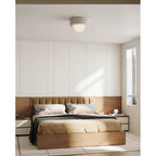 Alora Lighting SF426012AW Antique White Harvey 12-in Antique White Socket Semi-flush Mount Image 2