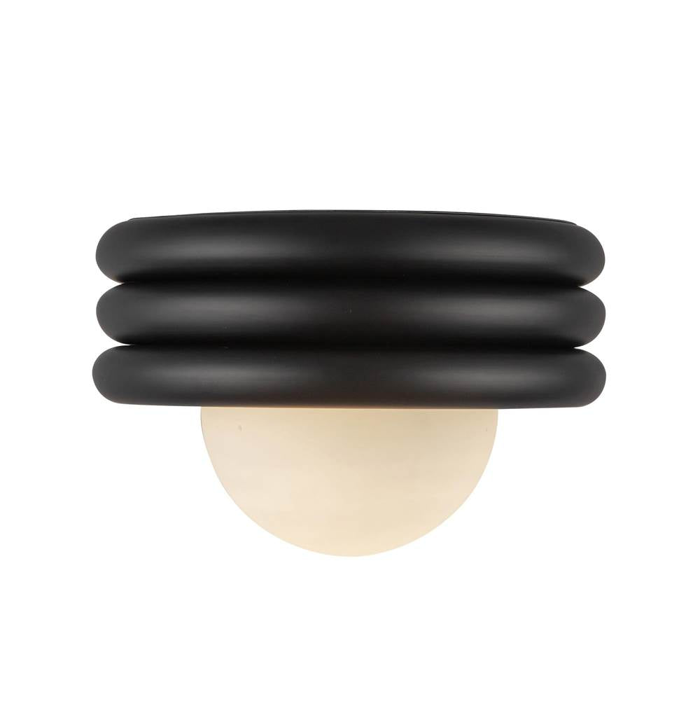 Alora Lighting Harvey 12-in Antique White Socket Semi-flush Mount