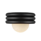 Alora Lighting Harvey 12-in Antique White Socket Semi-flush Mount