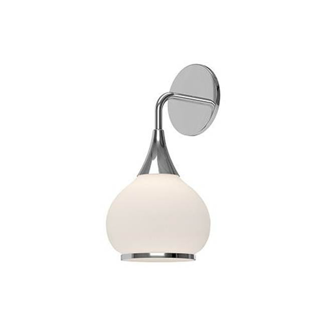 Alora Lighting Hazel 6-in Aged Gold/clear Glass 1 Light Wall/vanity