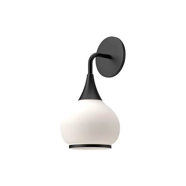 Alora Lighting Hazel 6-in Aged Gold/clear Glass 1 Light Wall/vanity