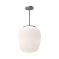 Alora Lighting Holden 14-in Brushed Nickel/opal Matte Glass 1 Light Pendant