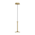 Alora Lighting Issa 6-in Brushed Gold Led Pendant