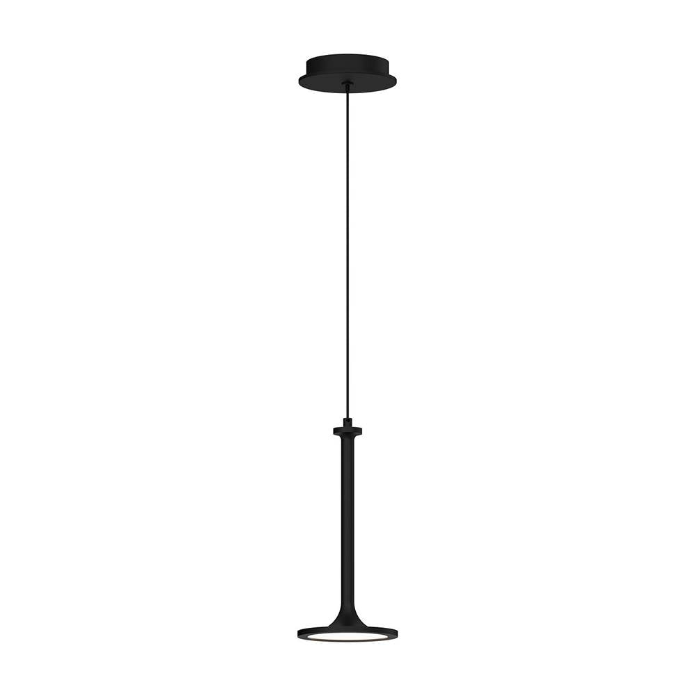 Alora Lighting PD418006MB-UNV Matte Black Issa 6-in Matte Black Led Pendant Image 1