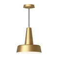 Alora Lighting Juliana 11-in Brushed Gold 1 Light Pendant