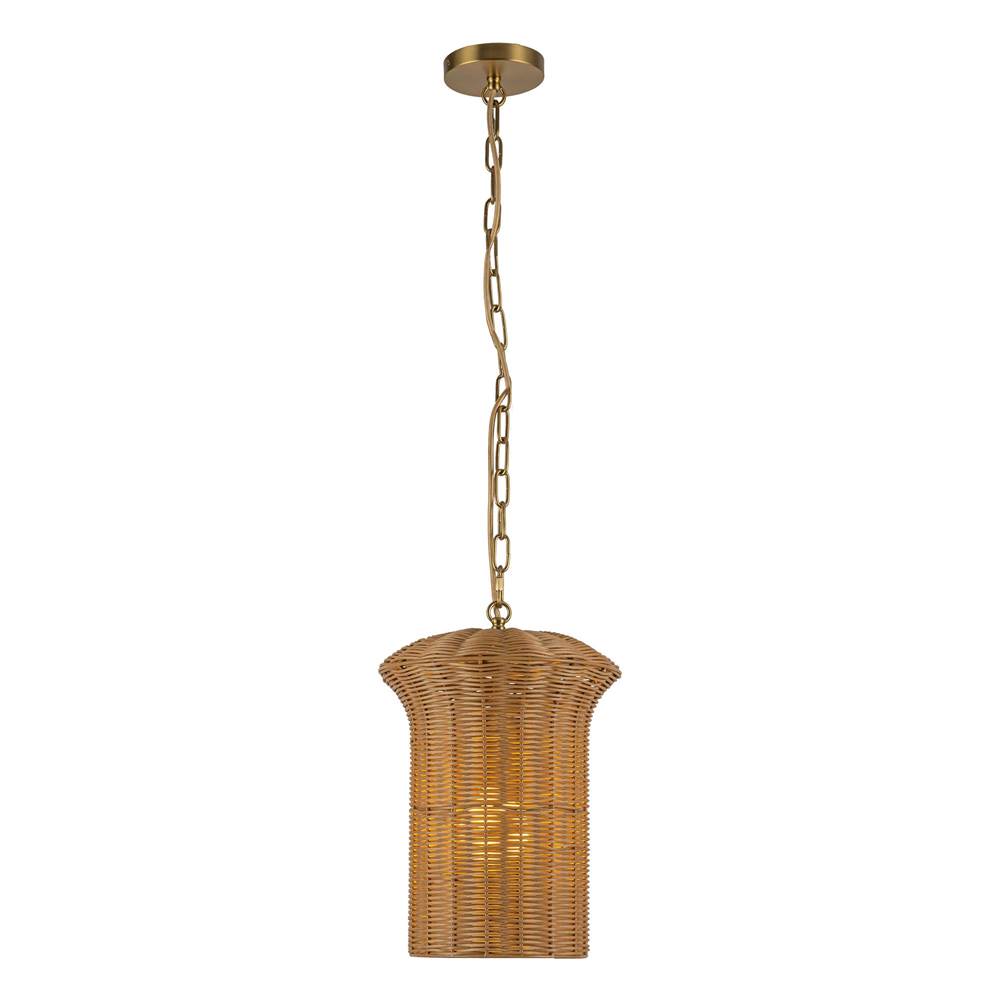 Alora Lighting PD641011BG Brushed Gold Kai 11-in Brushed Gold Socket Pendant Image 1