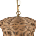 Alora Lighting PD641011BG Brushed Gold Kai 11-in Brushed Gold Socket Pendant Image 4