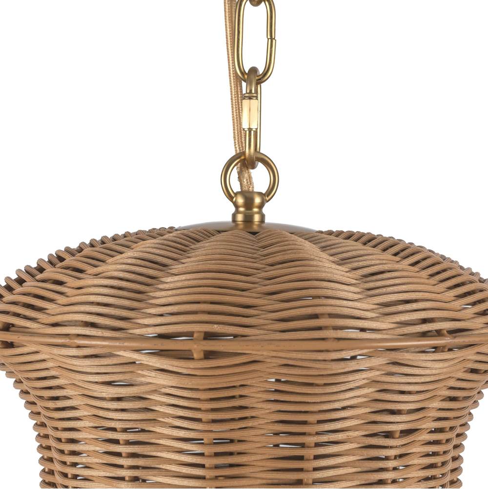 Alora Lighting PD641011BG Brushed Gold Kai 11-in Brushed Gold Socket Pendant Image 4