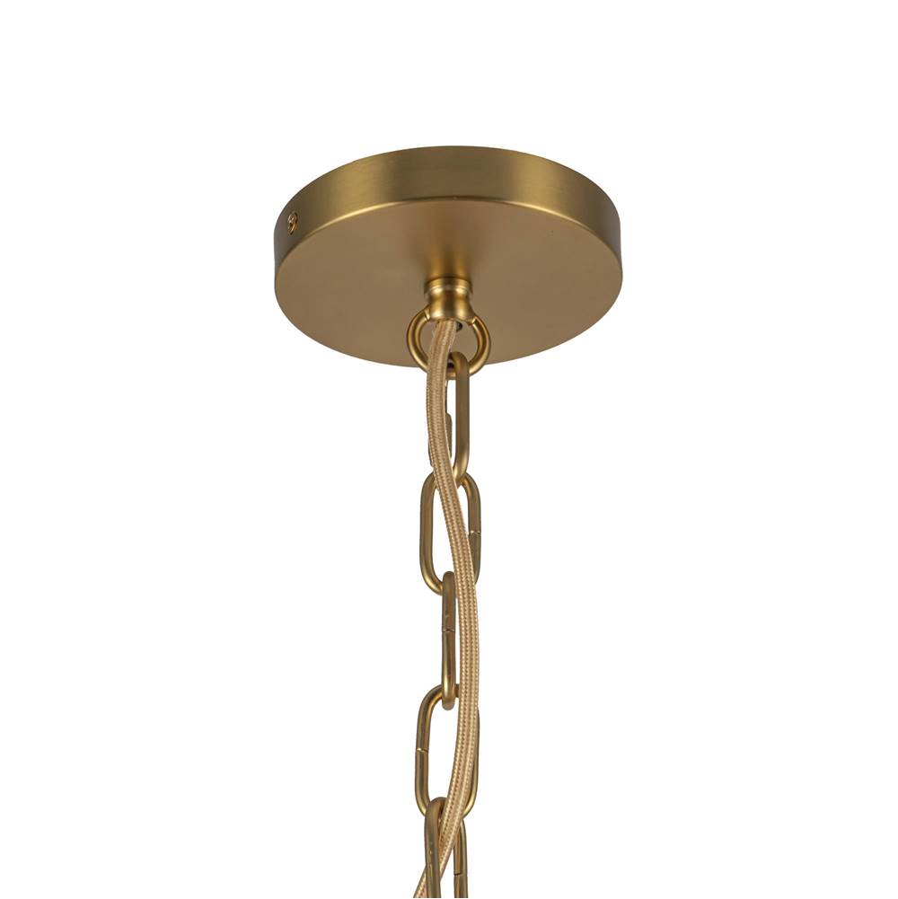 Alora Lighting PD641011BG Brushed Gold Kai 11-in Brushed Gold Socket Pendant Image 3