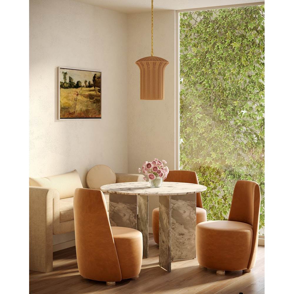 Alora Lighting PD641011BG Brushed Gold Kai 11-in Brushed Gold Socket Pendant Image 2