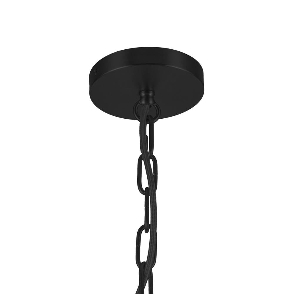 Alora Lighting PD641011MB Matte Black Kai 11-in Matte Black Socket Pendant Image 2
