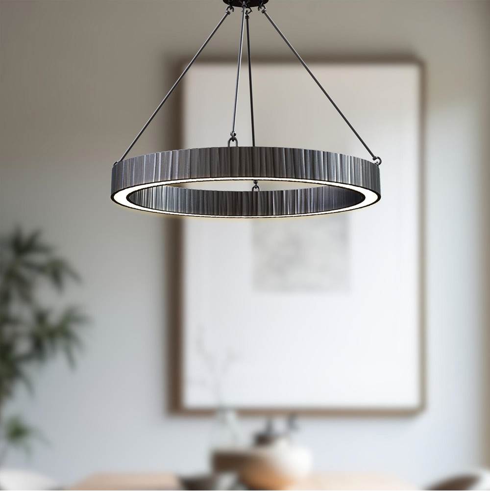 Alora Lighting Kensington 30-in Urban Bronze Led Pendant